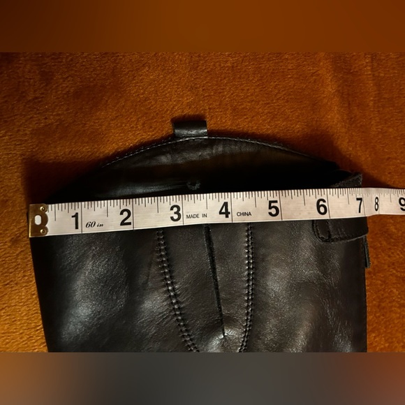 Sam Edelman Penny black Leather Riding Back zip up Boots Size 7 - Picture 9 of 15